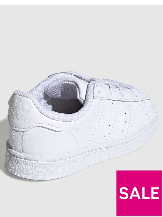 stillFront image of adidas-originals-unisex-infant-superstar-trainers-whitewhite