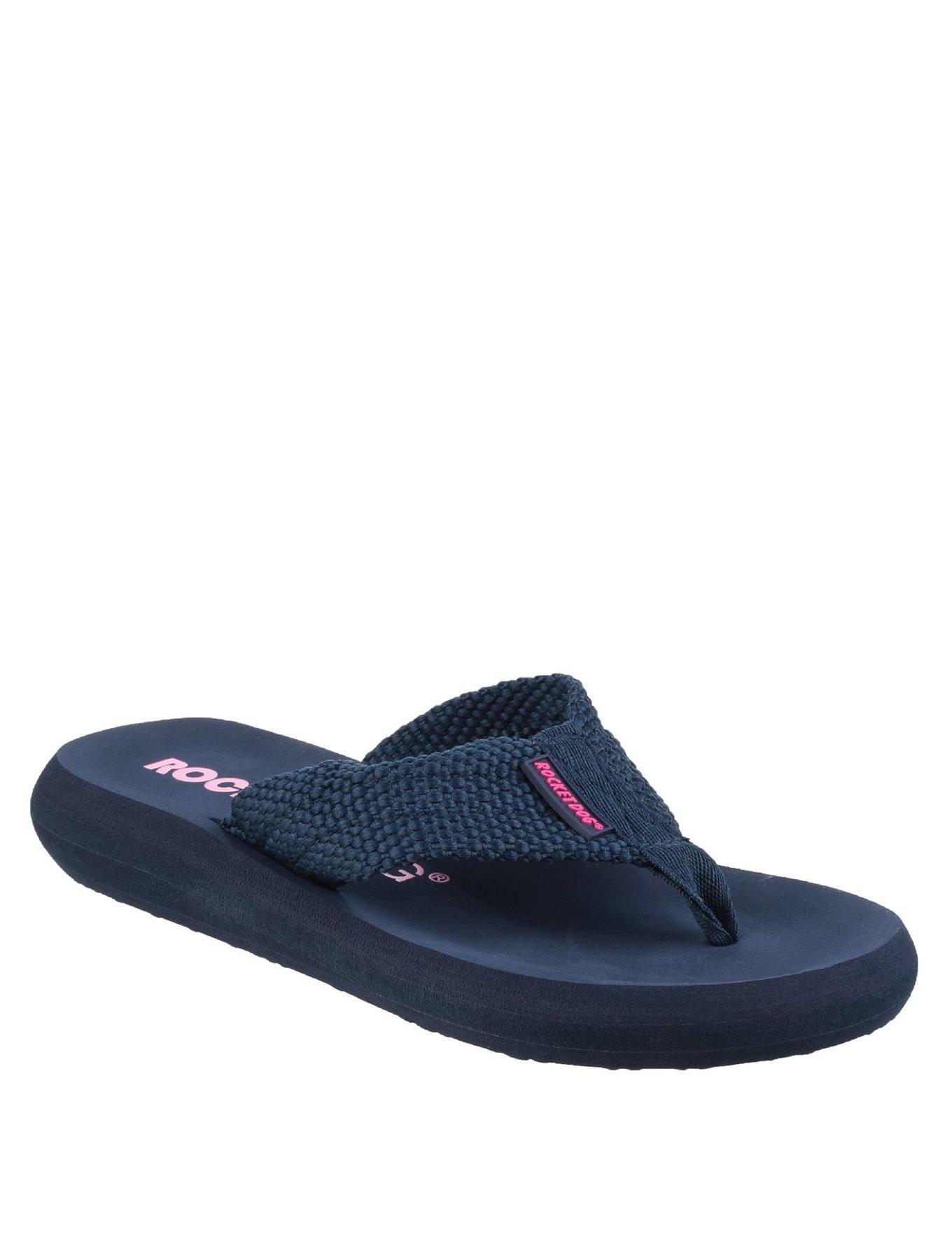 Rocket Dog Sunset Webbing Flip Flop - Navy | Very.co.uk