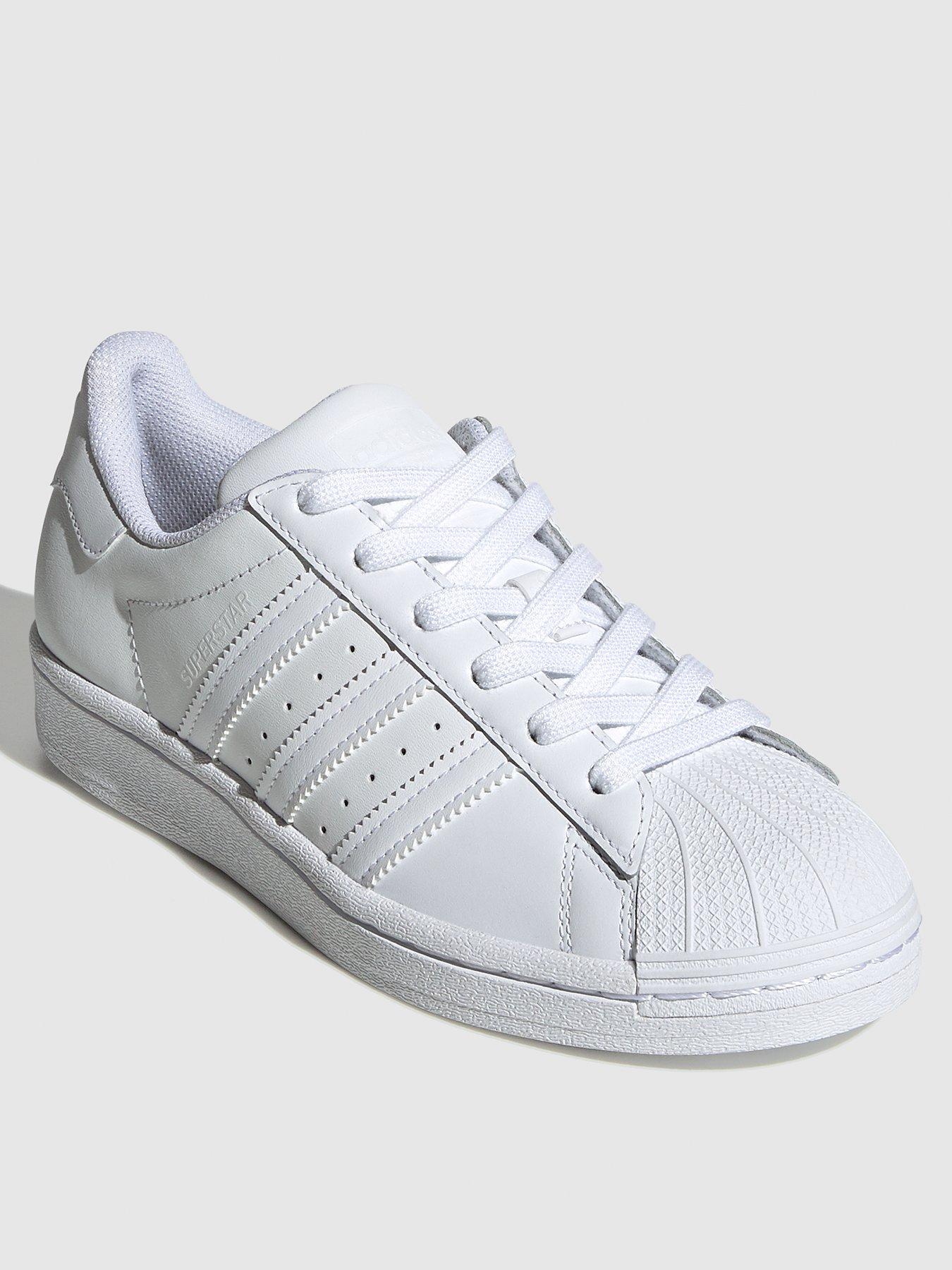 Adidas superstar hot sale white junior