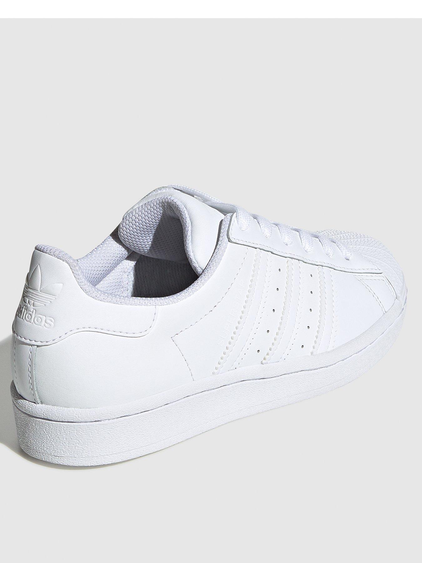 Adidas originals junior superstar foundation trainer white hotsell