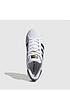  image of adidas-originals-unisex-junior-superstar-trainers-whiteblack