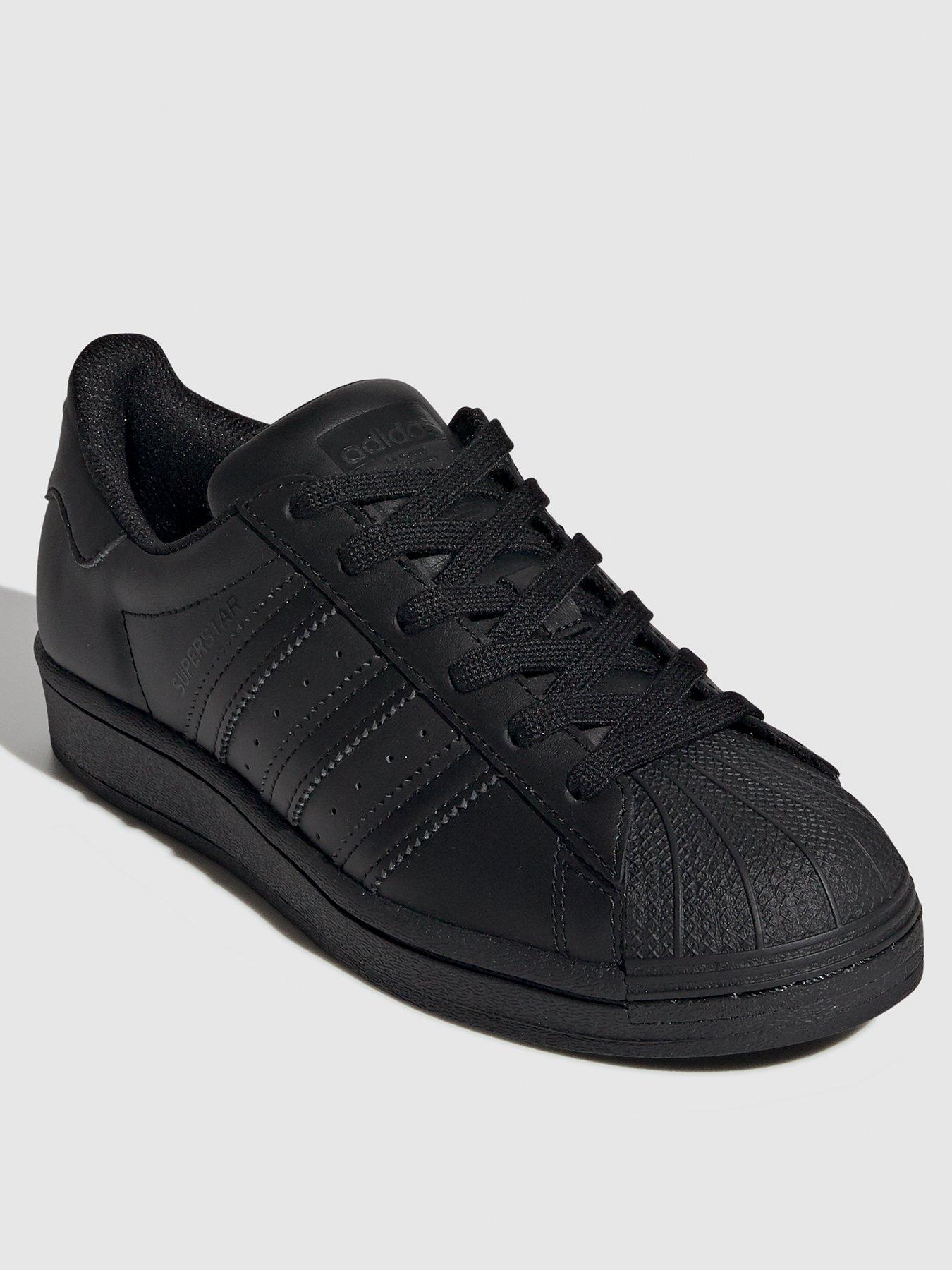 adidas Originals Unisex Kids Ozelia Trainers Black Black very