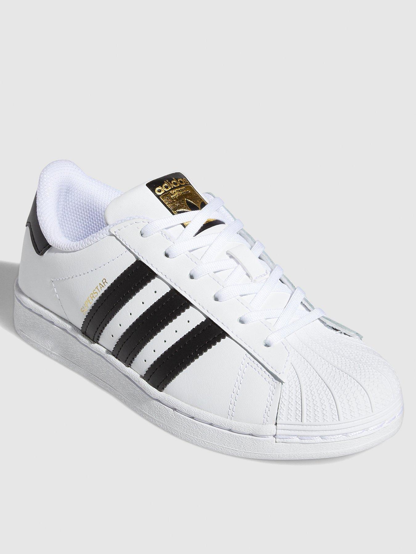 Childrens white clearance adidas trainers