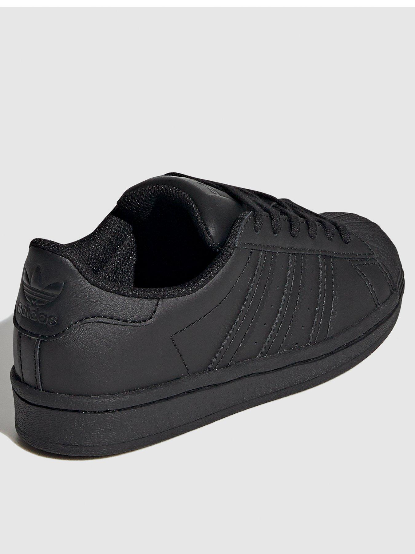 Adidas superstar kids zwart sale