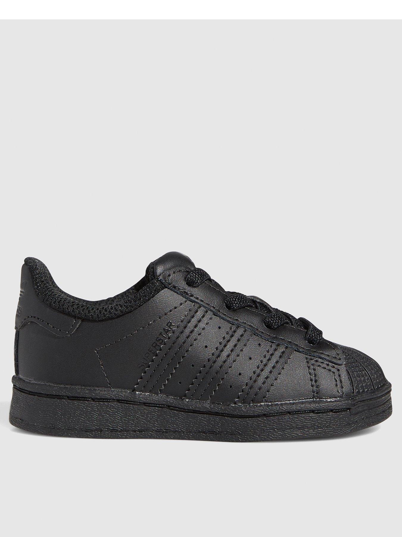 Black adidas outlet infant trainers