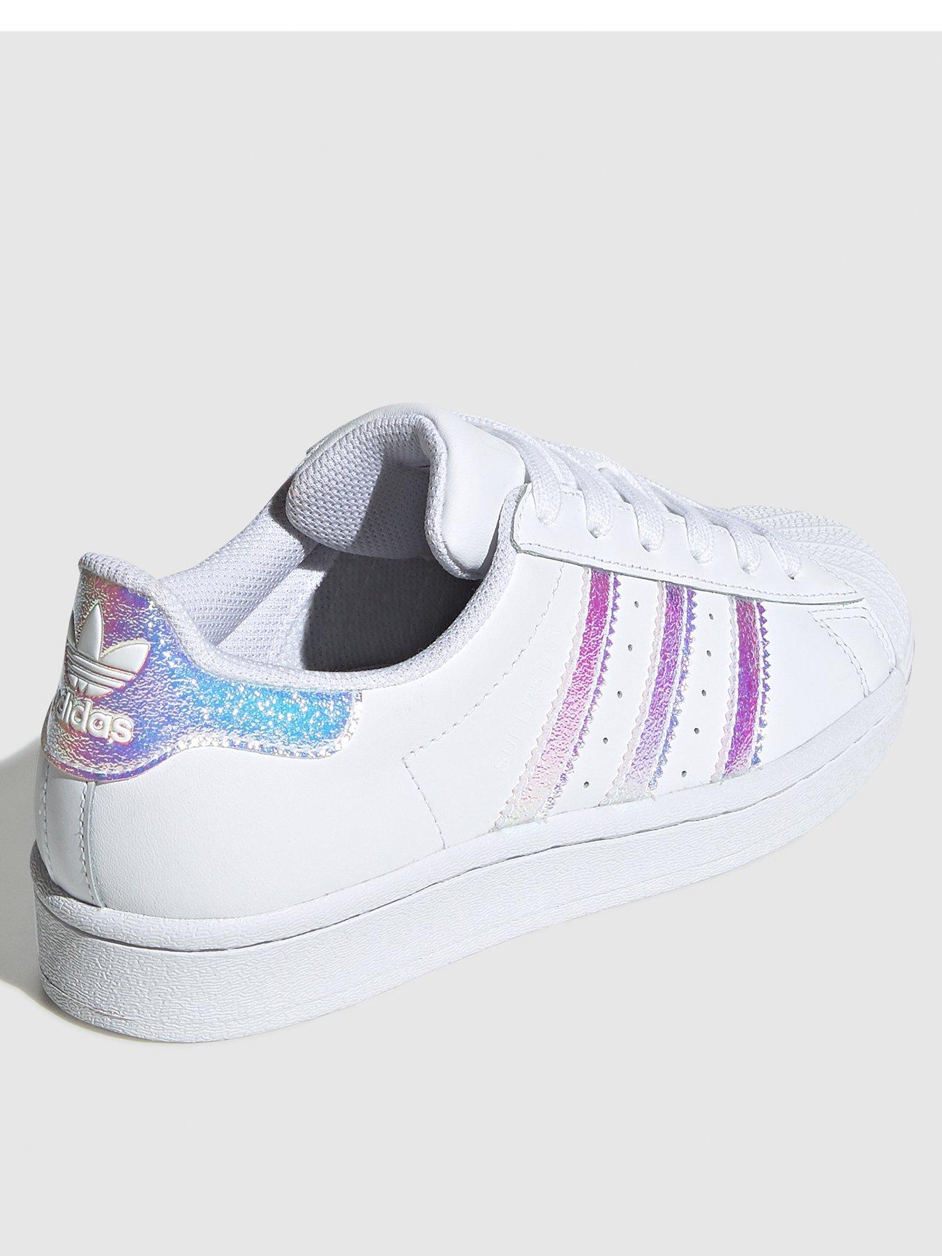 white superstars junior