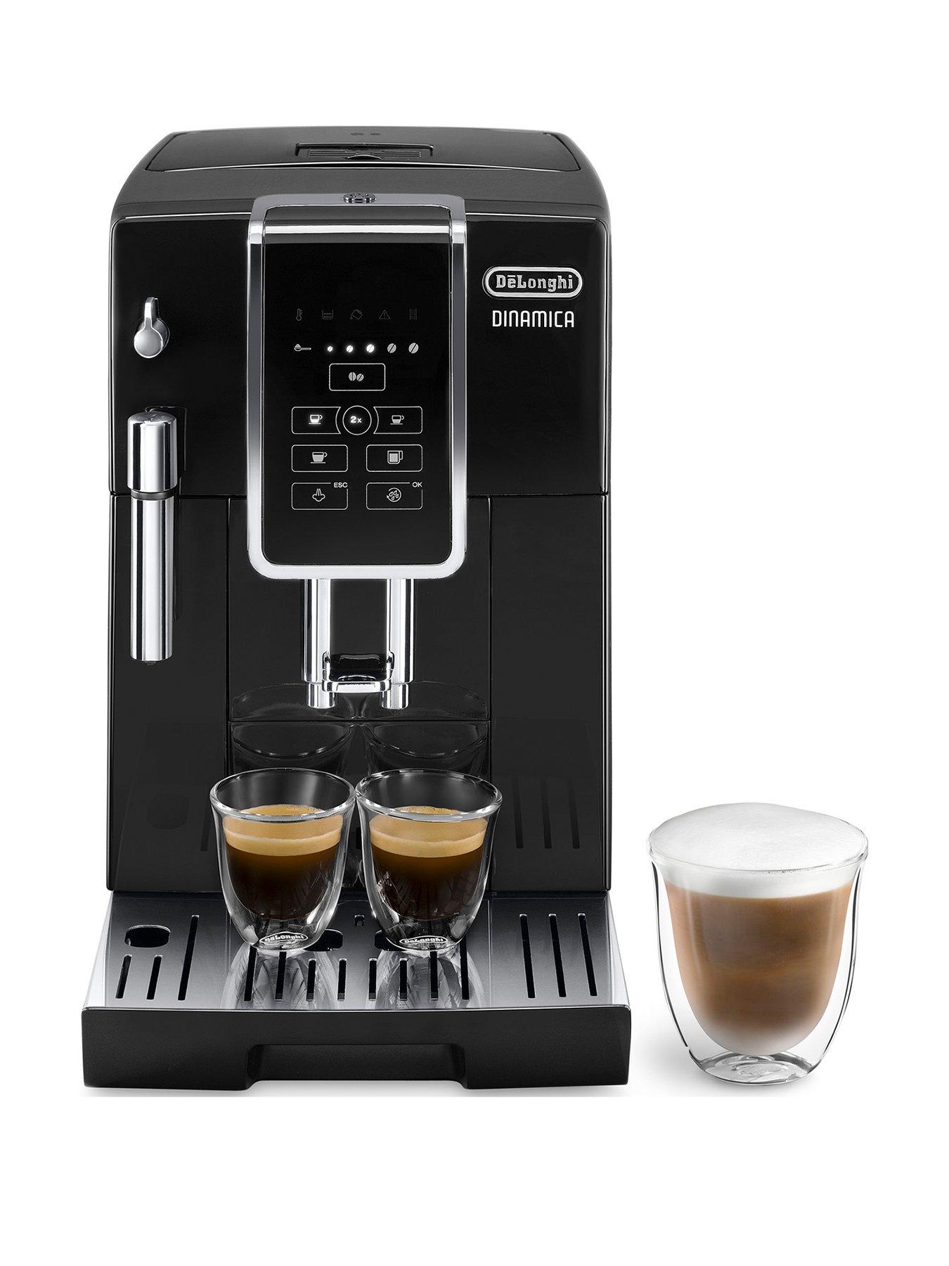 Product photograph of Delonghi Dinamica Automatic Bean To Cup Coffee Machine Ecam350 15 B from very.co.uk