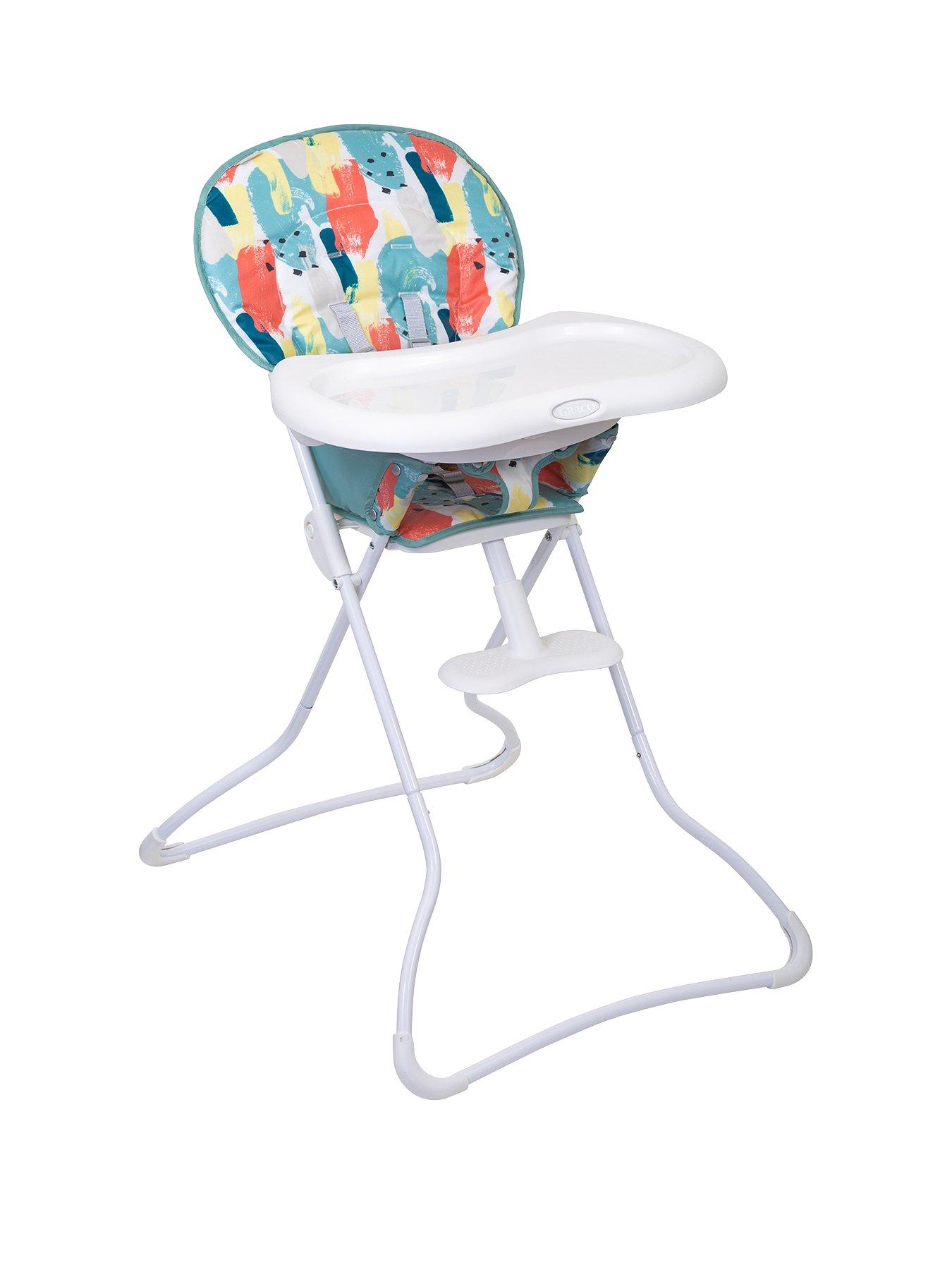 Graco Snack N Stow Highchair - Paintbox