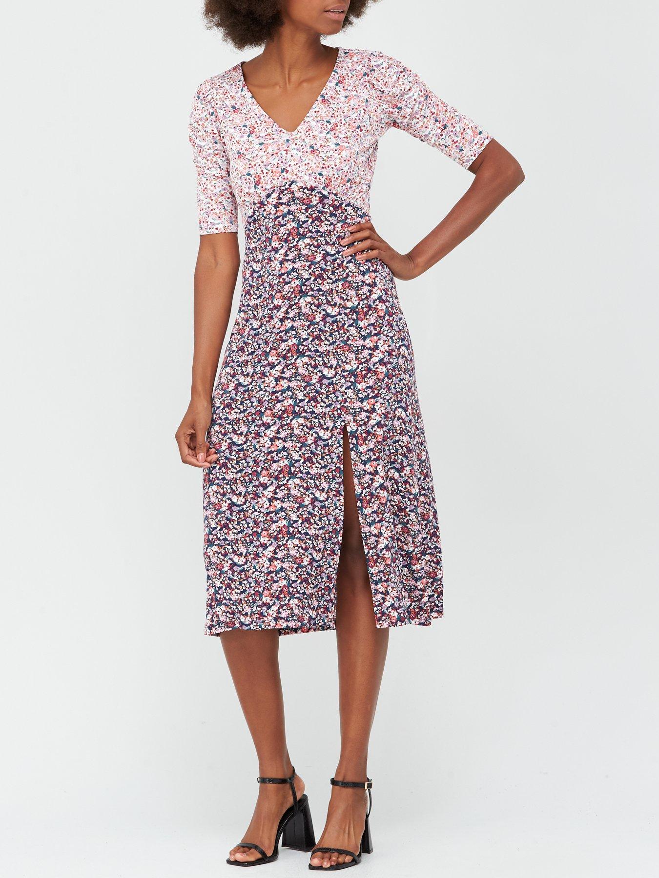 2 in 1 midi dress uk