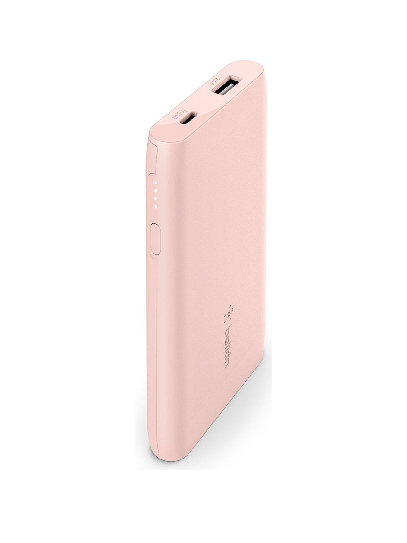 Belkin 5000 mAh Portable Power Bank Rose Gold very.co.uk
