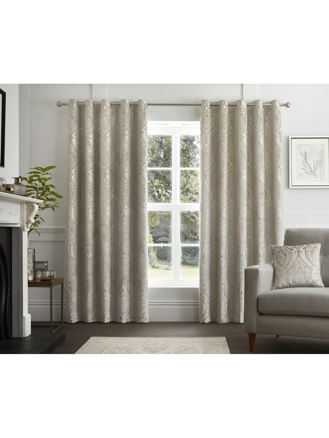 Curtina Chateaux Eyelet Lined Curtains
