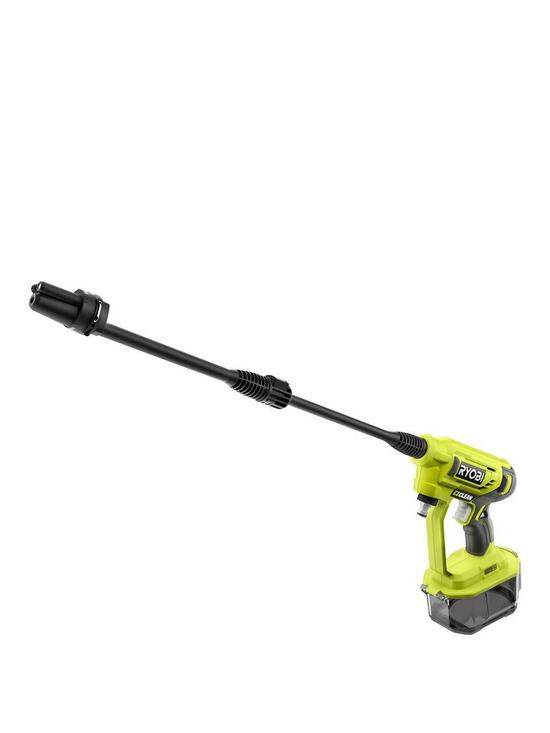 front image of ryobi-ry18pw22a-0-18v-one-cordless-power-washer-bare-tool