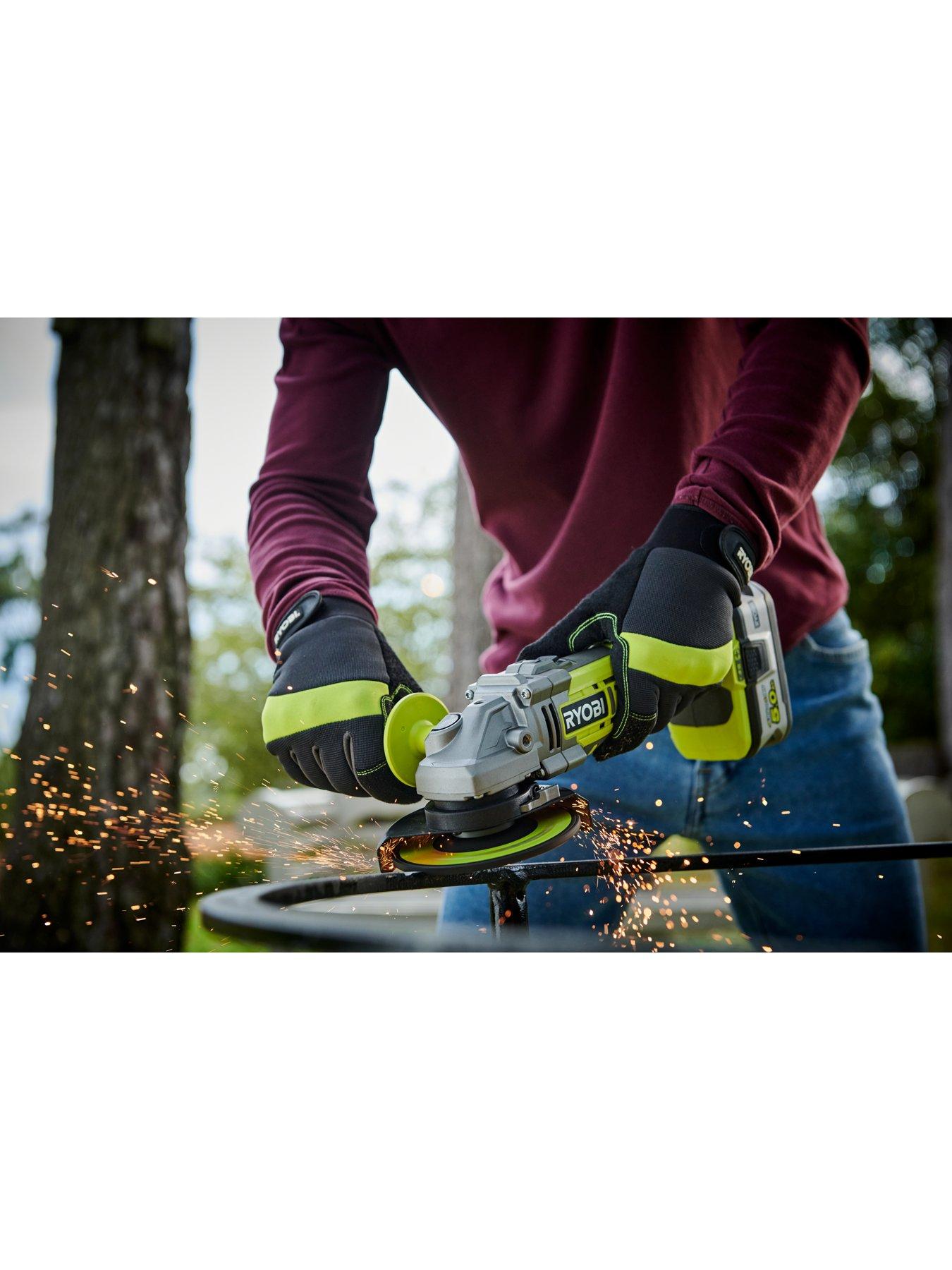 Ryobi 18v one+ discount brushless angle grinder