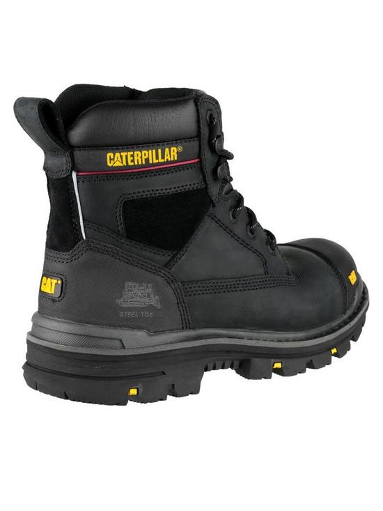 stillFront image of cat-gravel-6-inch-safety-boots-black