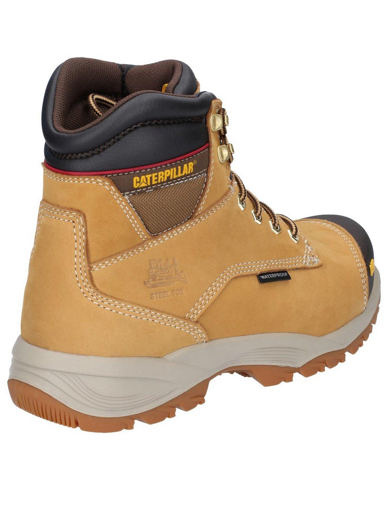 CAT Spiro S3 Safety Boots Honey very.co.uk