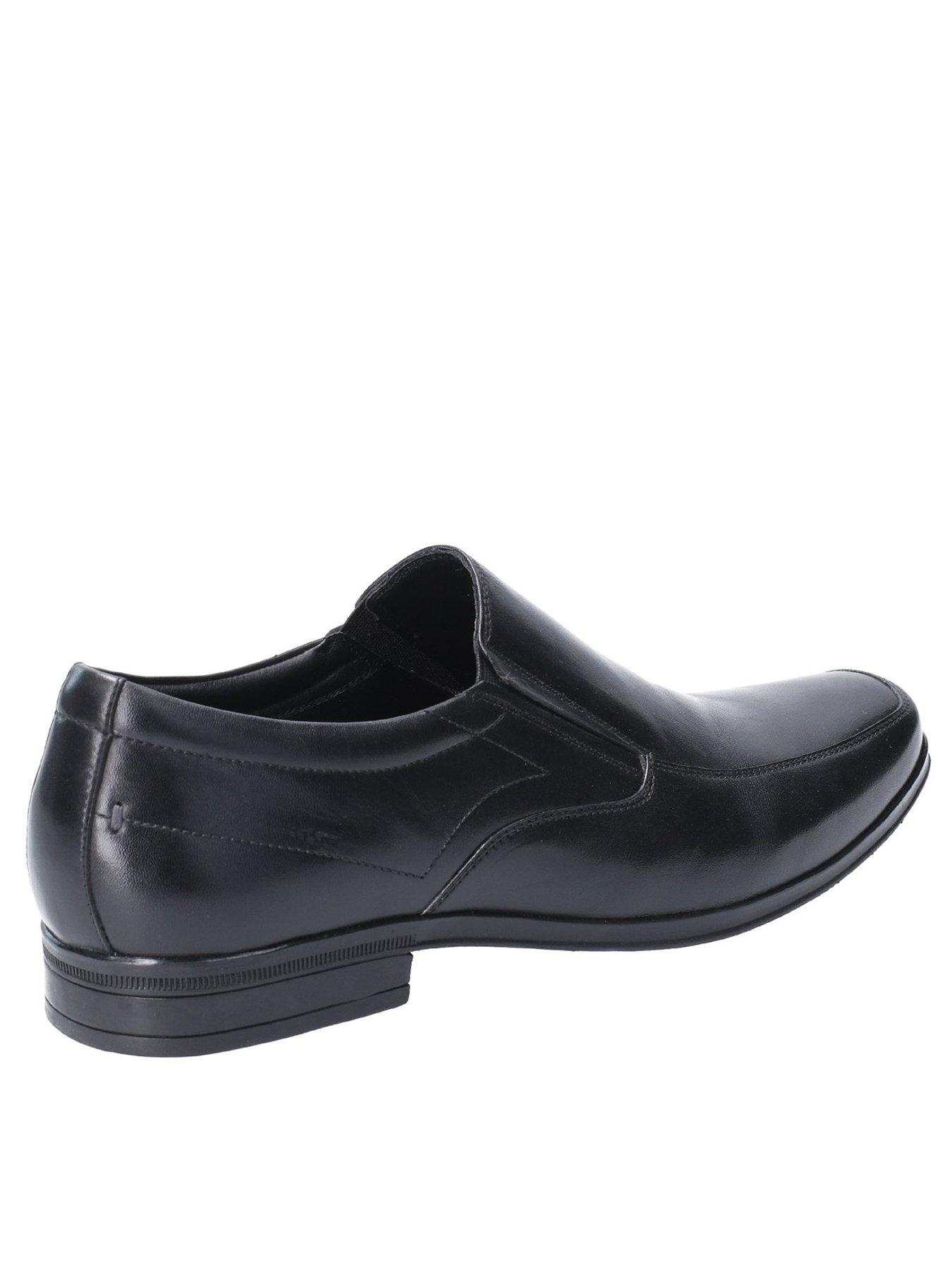 Image 2 of 4 of Hush Puppies Billy Slip On Leather Shoes - Black
