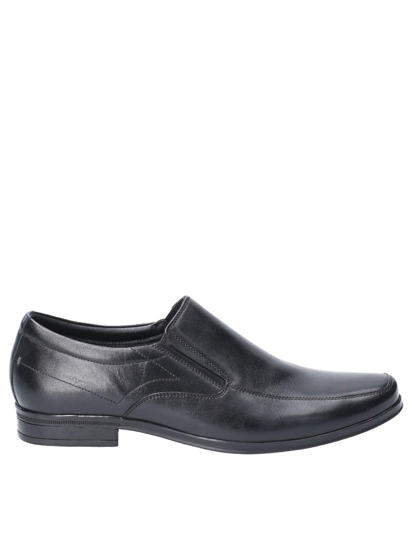Image 3 of 4 of Hush Puppies Billy Slip On Leather Shoes - Black