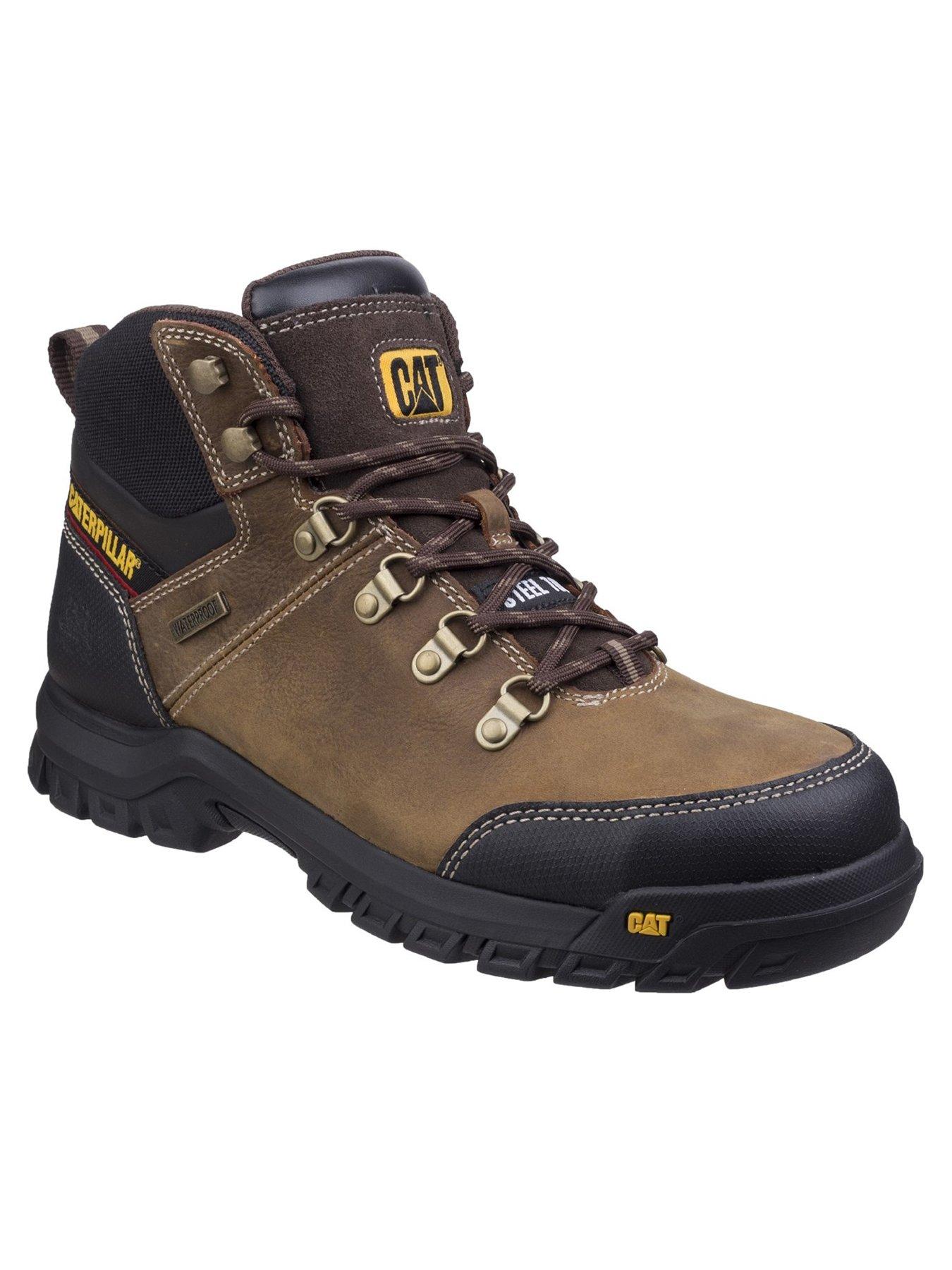 CAT Framework Safety Boots - Brown, Brown, Size 8, Men|8