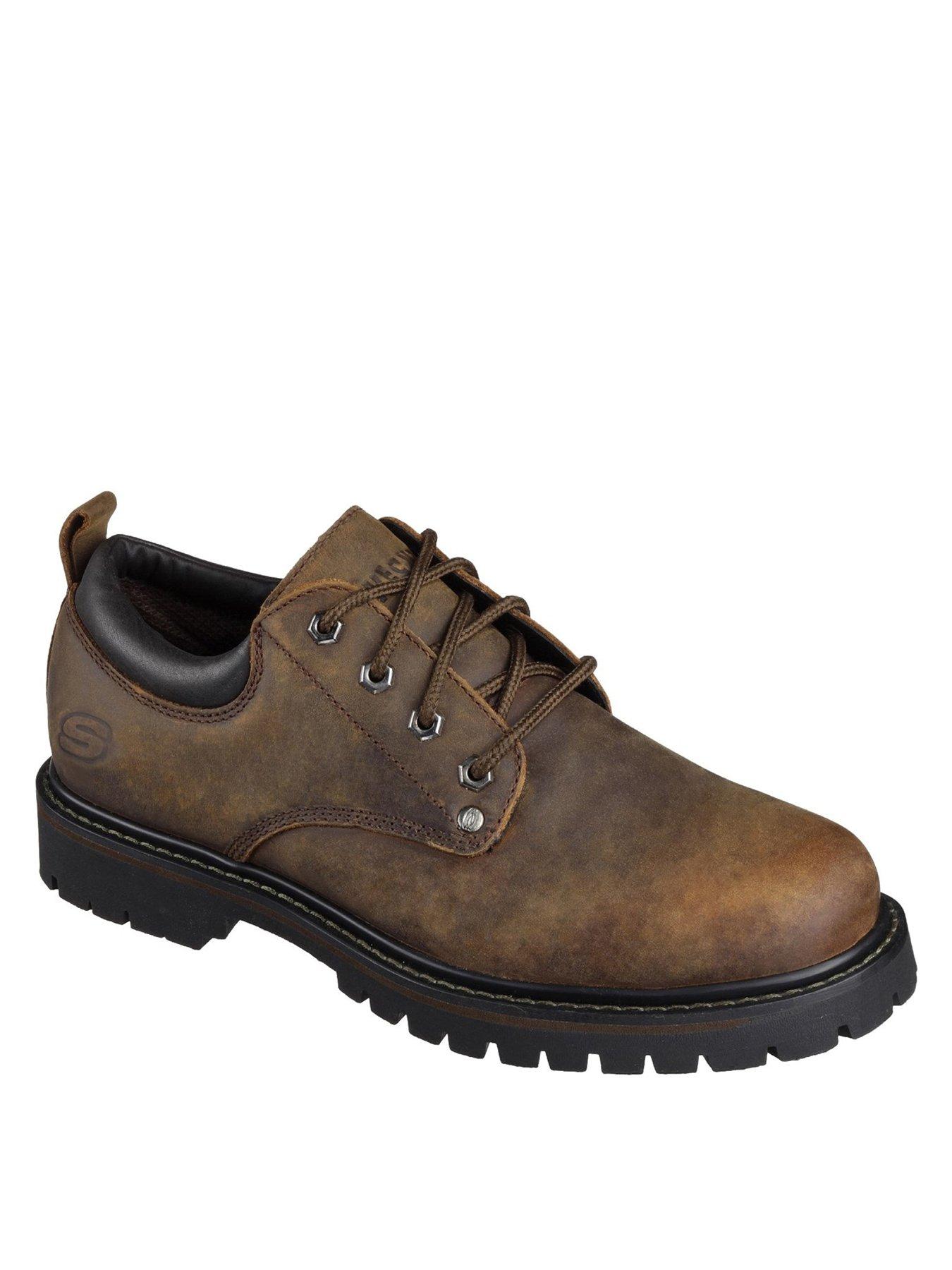 Skechers mens outlet leather shoes uk