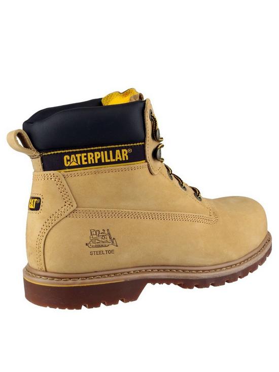 stillFront image of cat-holton-safety-boots-honey