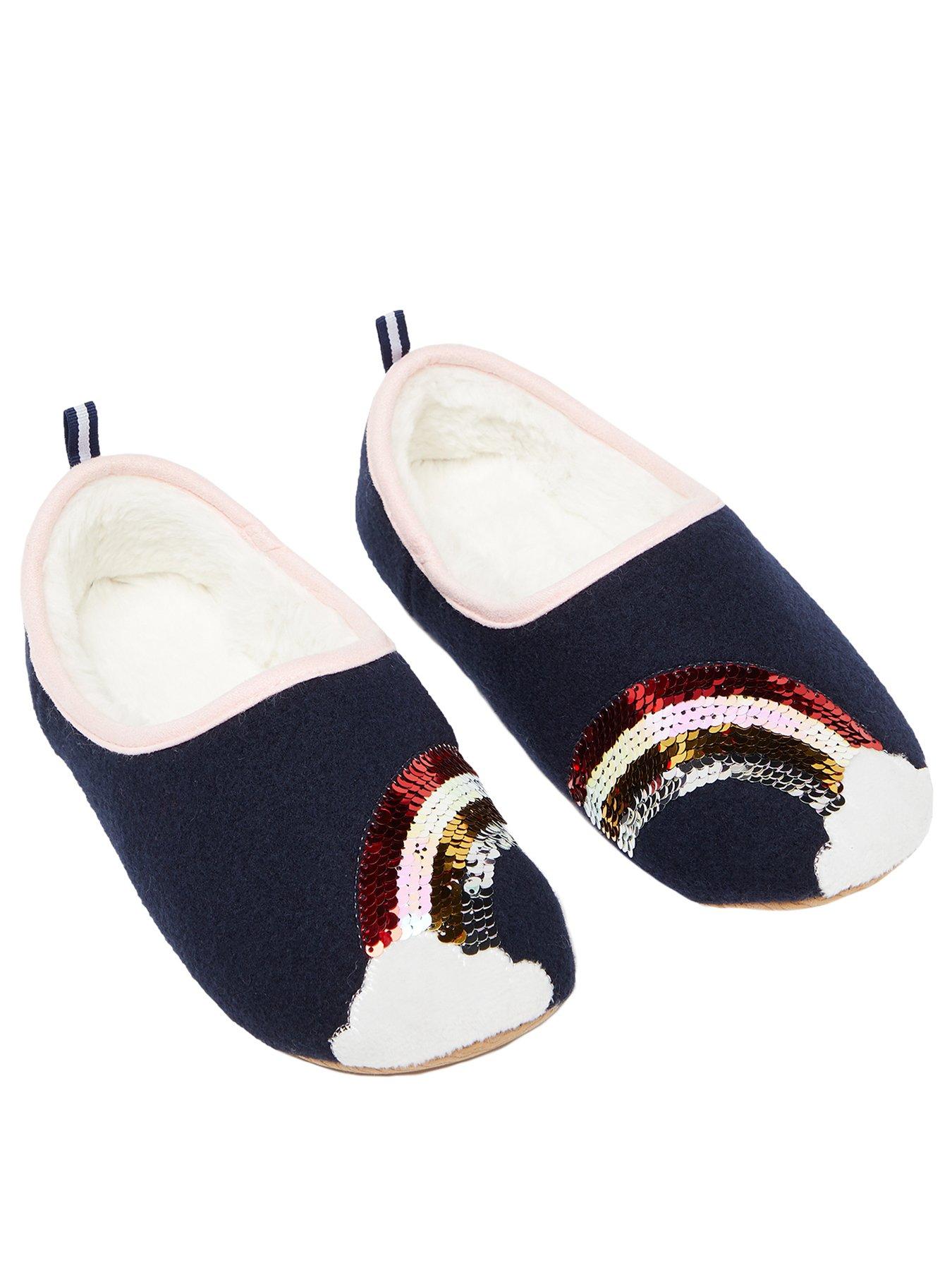 navy ballerina slippers