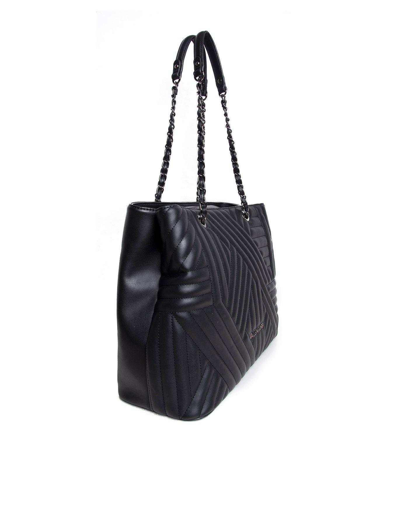 valentino black ready tote bag