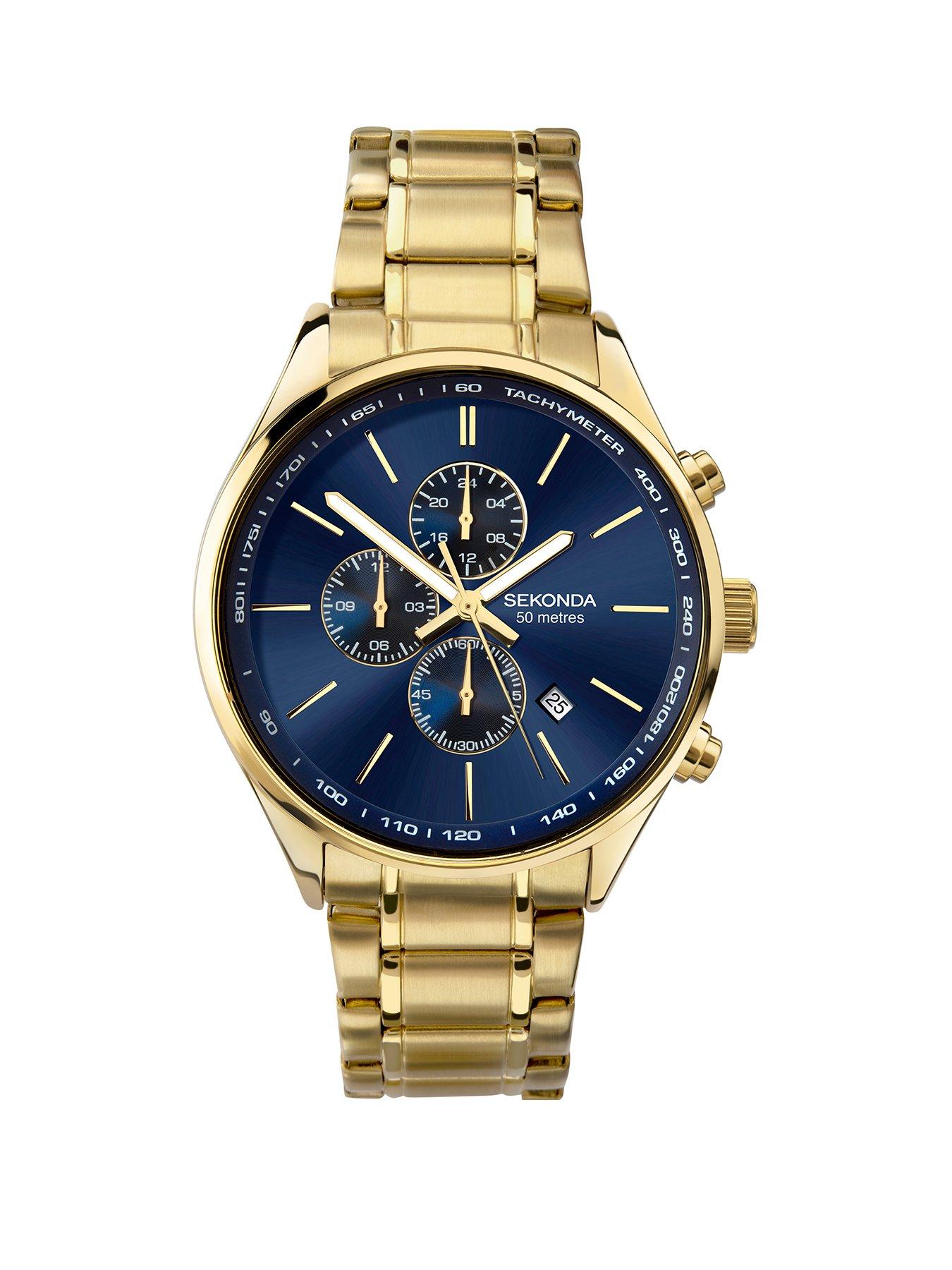 sekonda gents watch blue