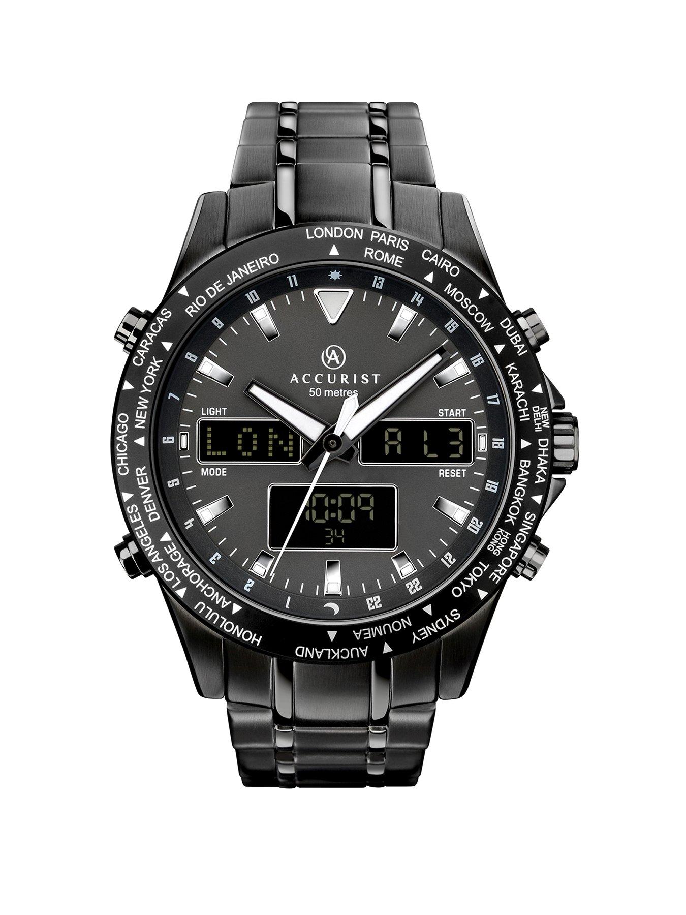 accurist world timer
