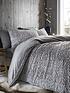  image of catherine-lansfield-wolf-faux-fur-duvet-cover-set-grey