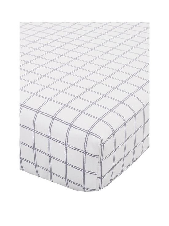 front image of catherine-lansfield-tartan-check-100-brushed-cottonnbspfitted-sheet
