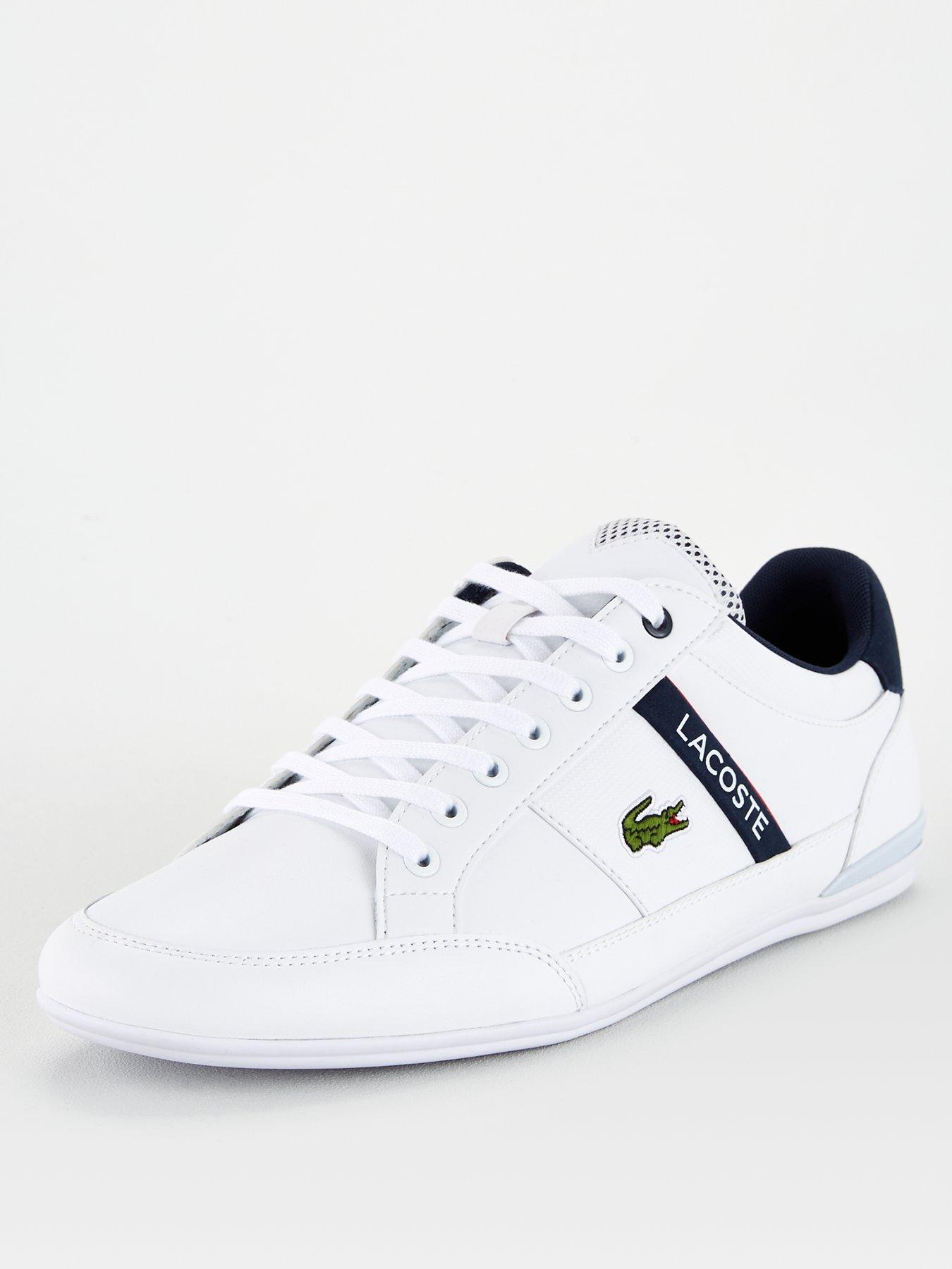 lacoste chaymon trainers white