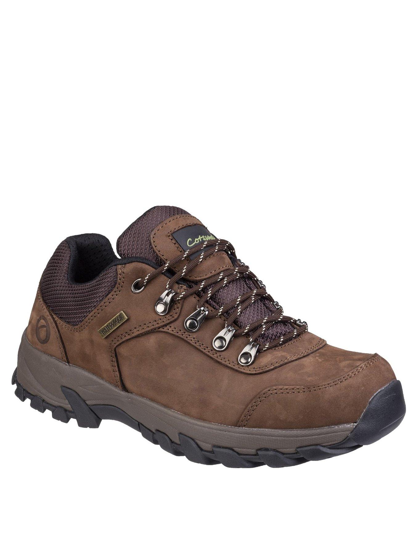  Hawling Lace Up Walking Shoes - Brown