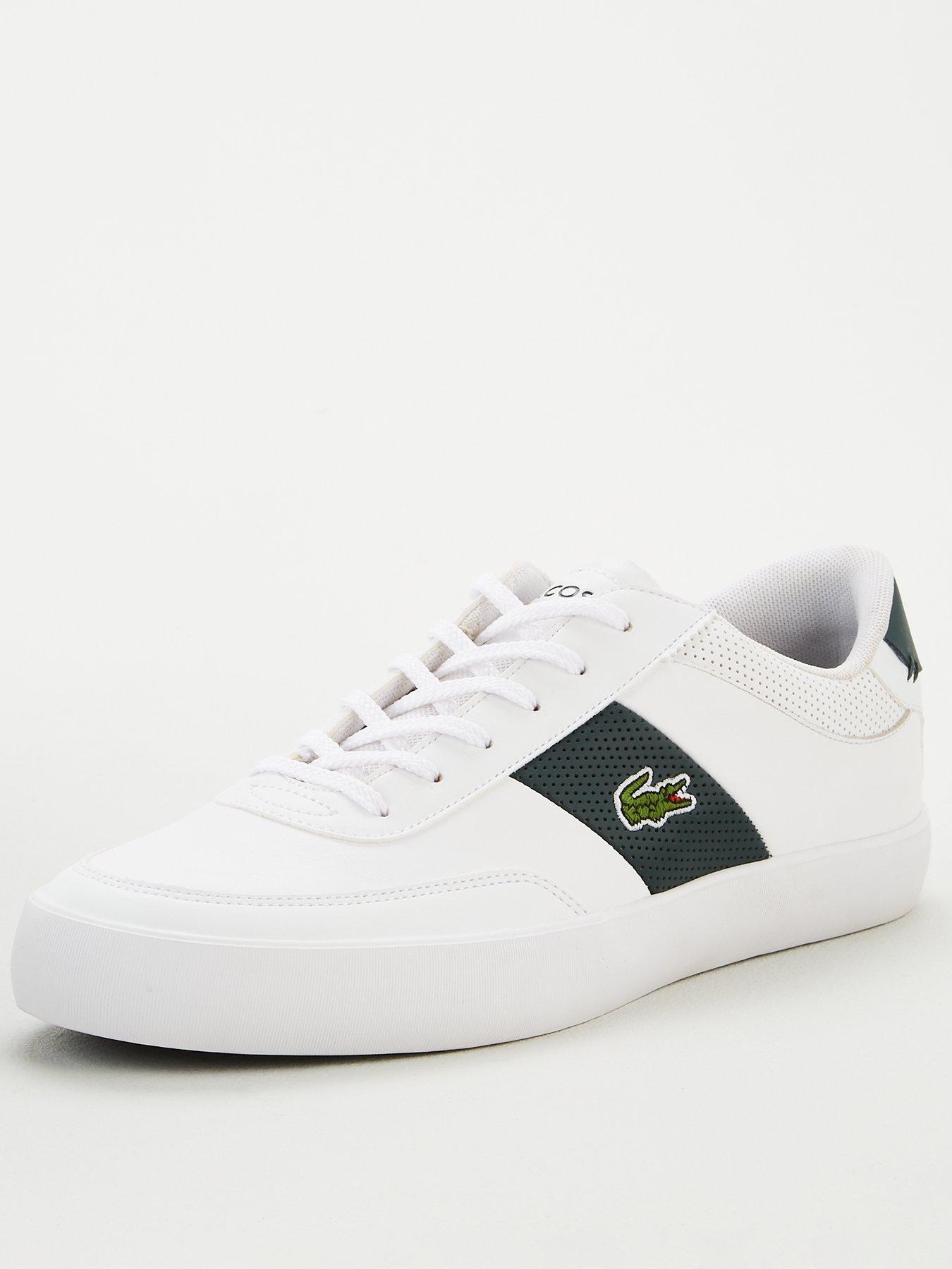 leather mens lacoste trainers