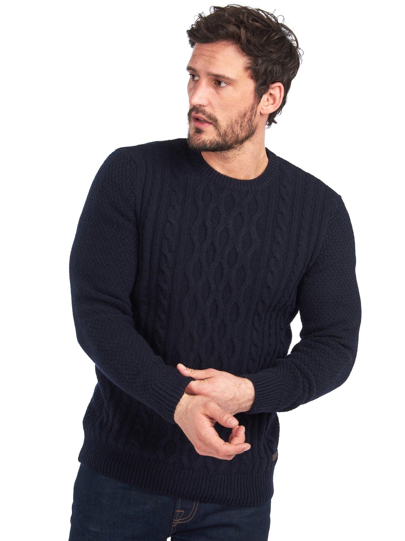 barbour chunky knit jumper