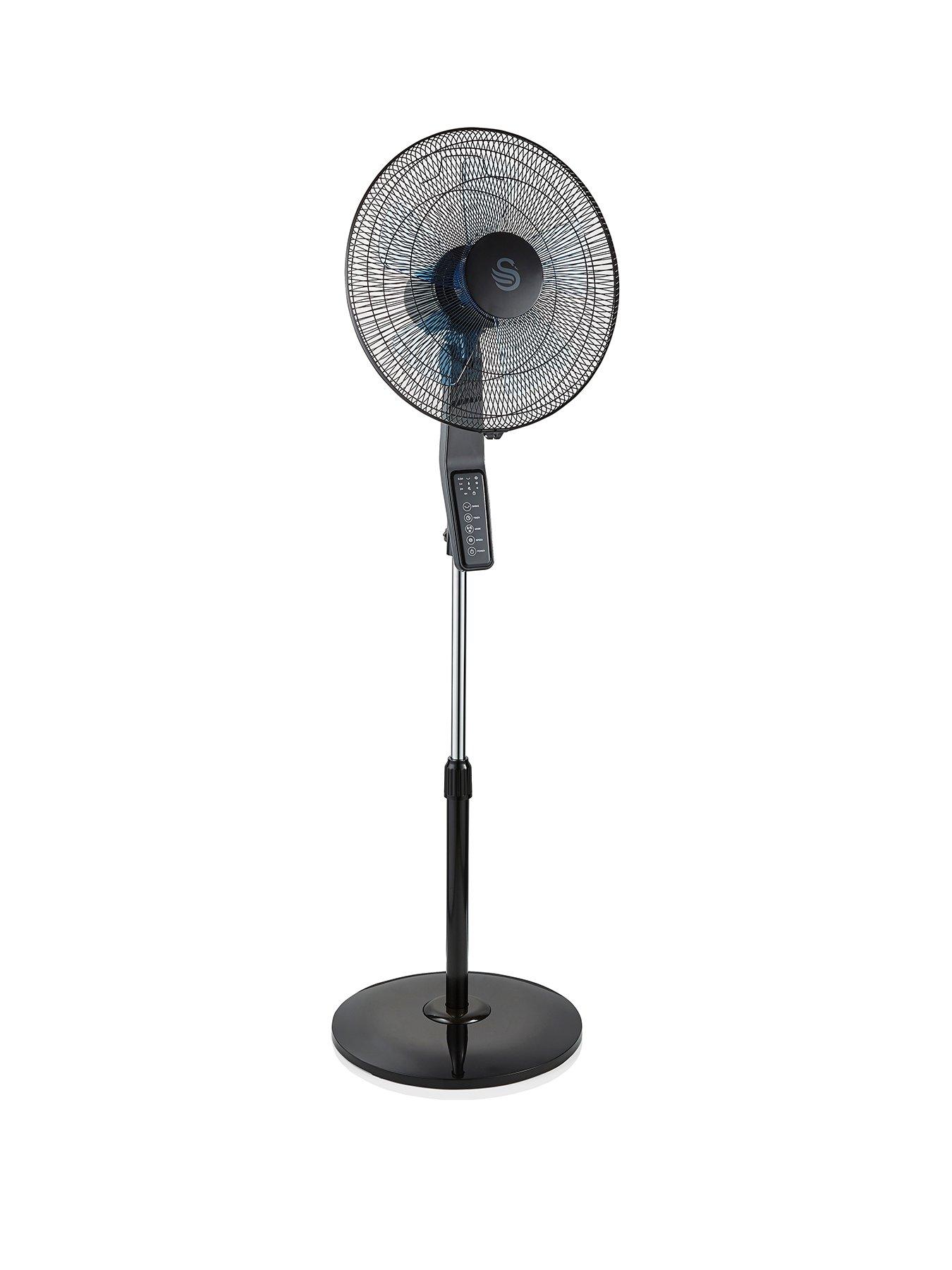 Swan 16 Silence Stand Fan - Black