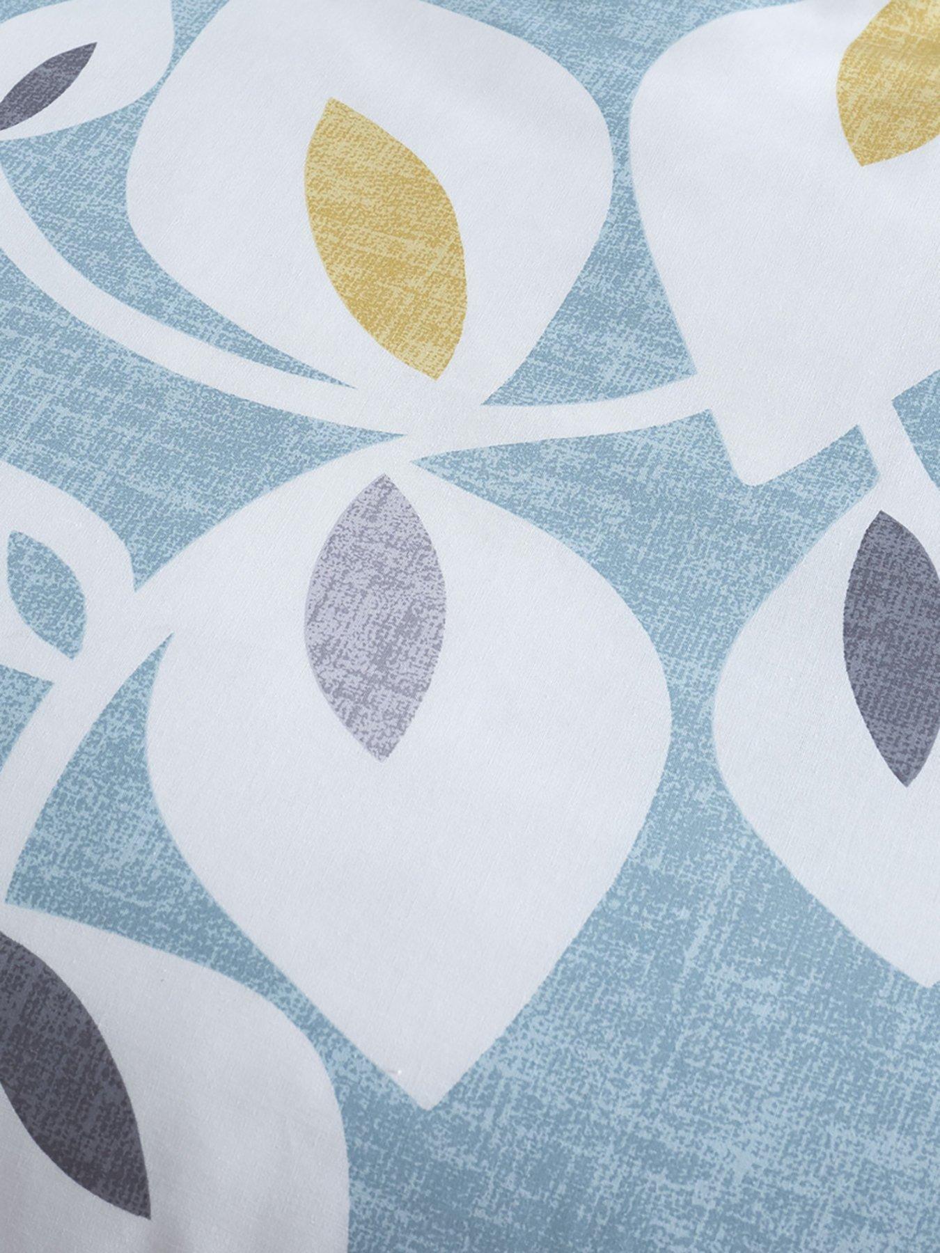 Image 3 of 5 of Catherine Lansfield Inga Leaf Eyelet Lined&nbsp;Curtains
