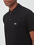  image of lacoste-classic-l1212-pique-polo-shirt-black