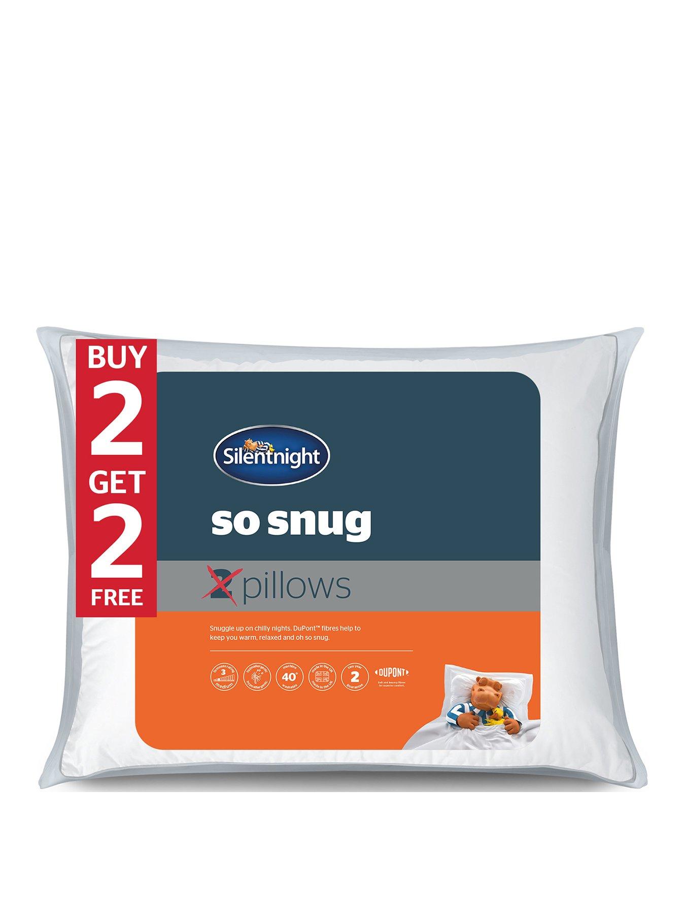 Silentnight So Snuggly Pillows Buy 2 get 2 FREE! - White | very.co.uk