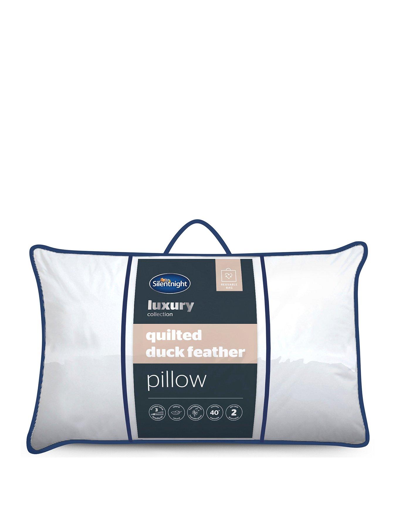 White duck deals feather pillow