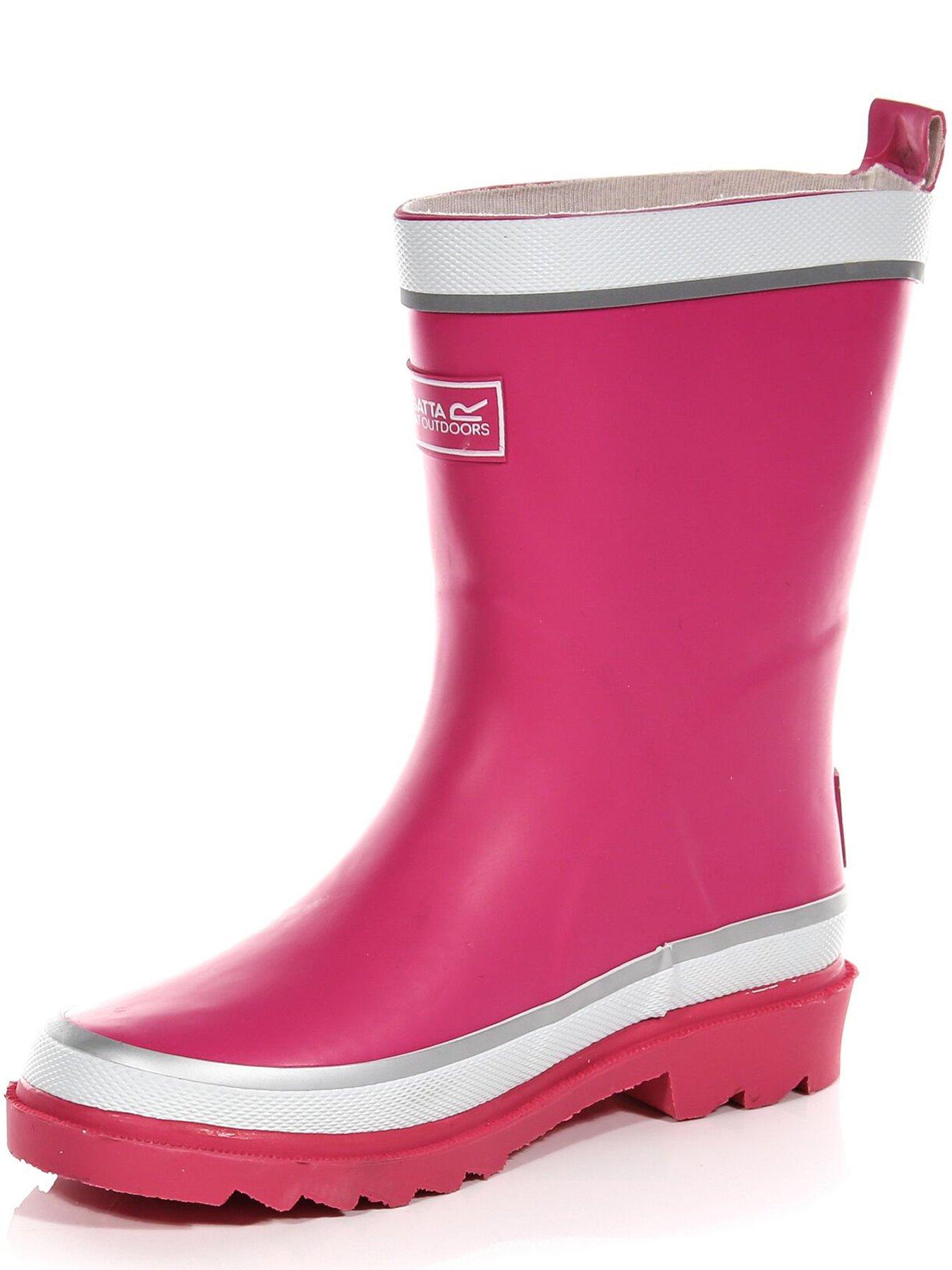 Image 3 of 5 of Regatta Junior Foxfire Wellies - Bright Pink