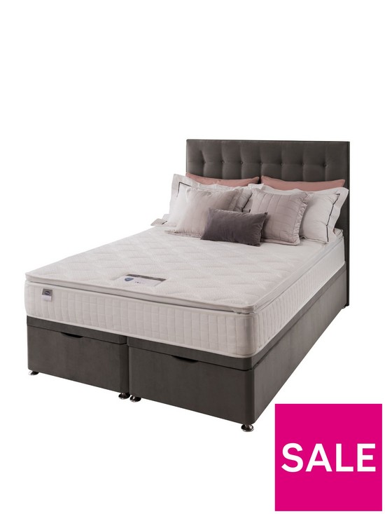 front image of silentnight-mila-velvet-1000-pillowtop-ottoman-storage-bed-with-headboard