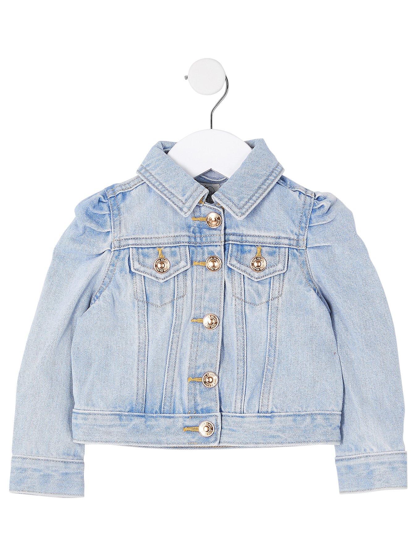 river island girls denim jacket