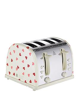 Russell Hobbs  Emma Bridgewater Pink Hearts 4-Slot Toaster - 28350