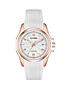 citizen-eco-drive-white-and-rose-gold-date-dial-white-silicone-strap-ladies-watchfront