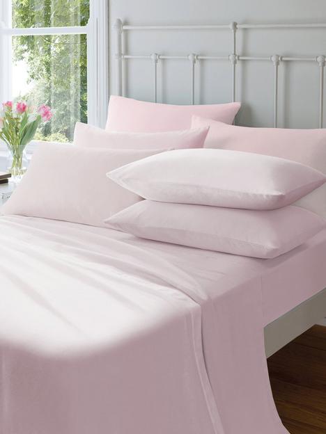 catherine-lansfield-soft-n-cosy-brushed-cotton-extra-deep-king-size-fitted-sheet-pink