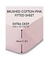 catherine-lansfield-soft-n-cosy-brushed-cotton-extra-deep-king-size-fitted-sheet-pinkstillFront