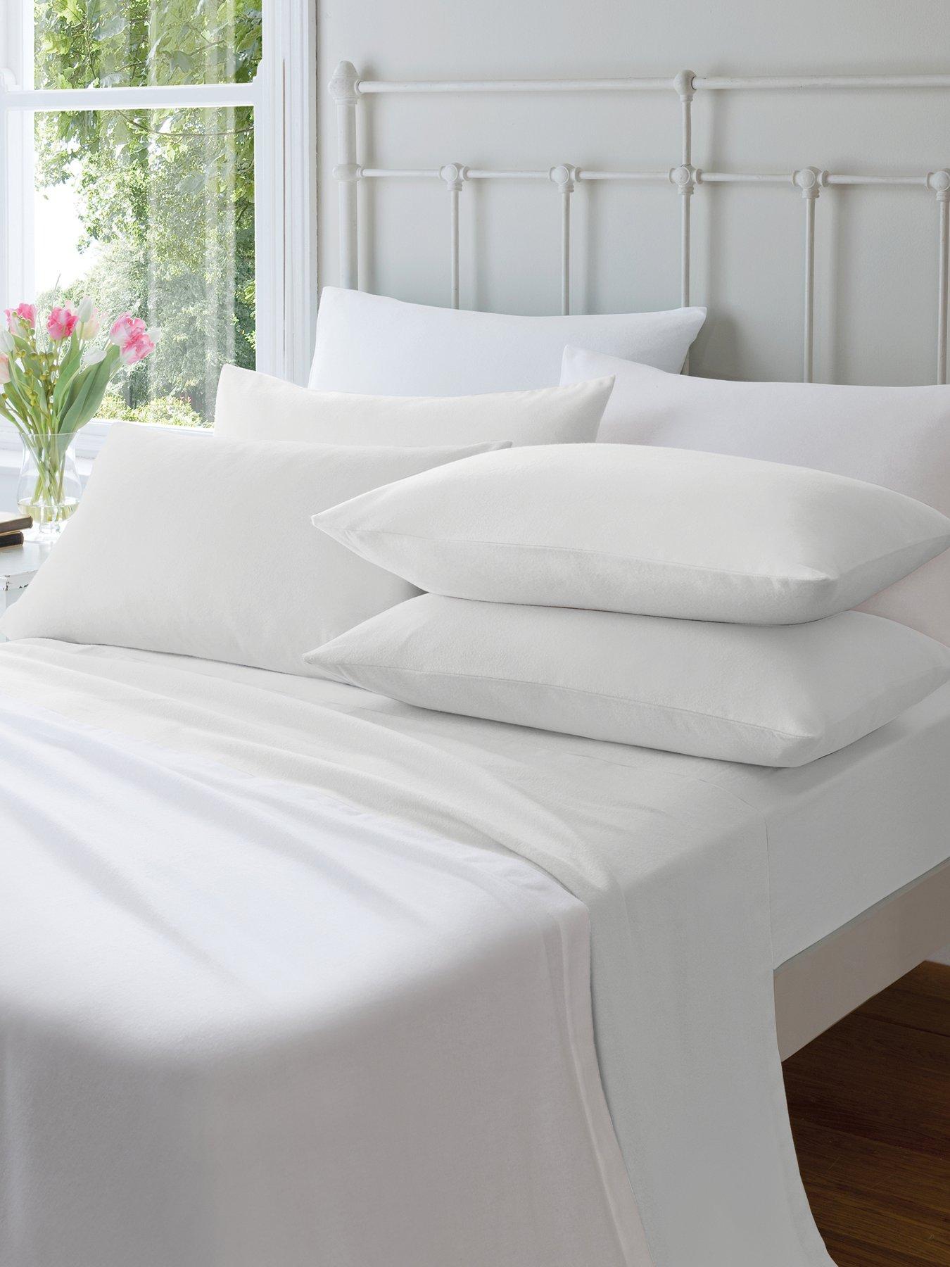 Catherine Lansfield Soft N Cosy Brushed Cotton Housewife Pillowcase