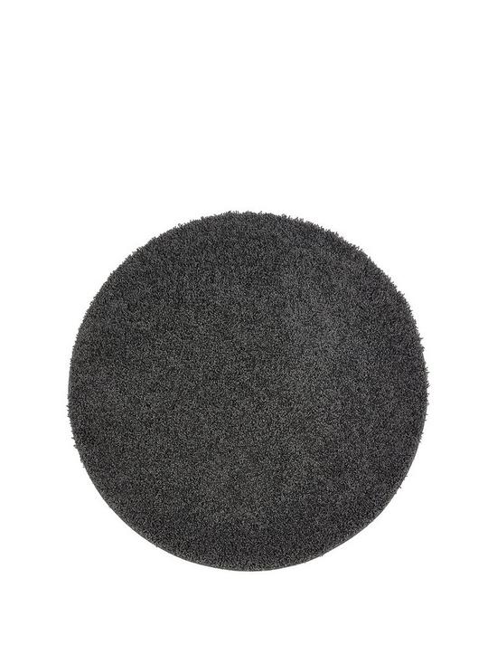 stillFront image of buddy-washable-shaggy-circle-rug