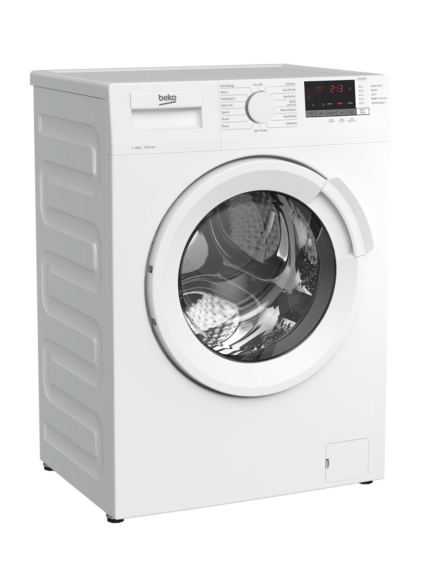 Image 5 of 6 of Beko WTL94151W 9kg Load, 1400rpm Spin&nbsp;Freestanding RecycledTub&trade; Washing Machine -&nbsp;White