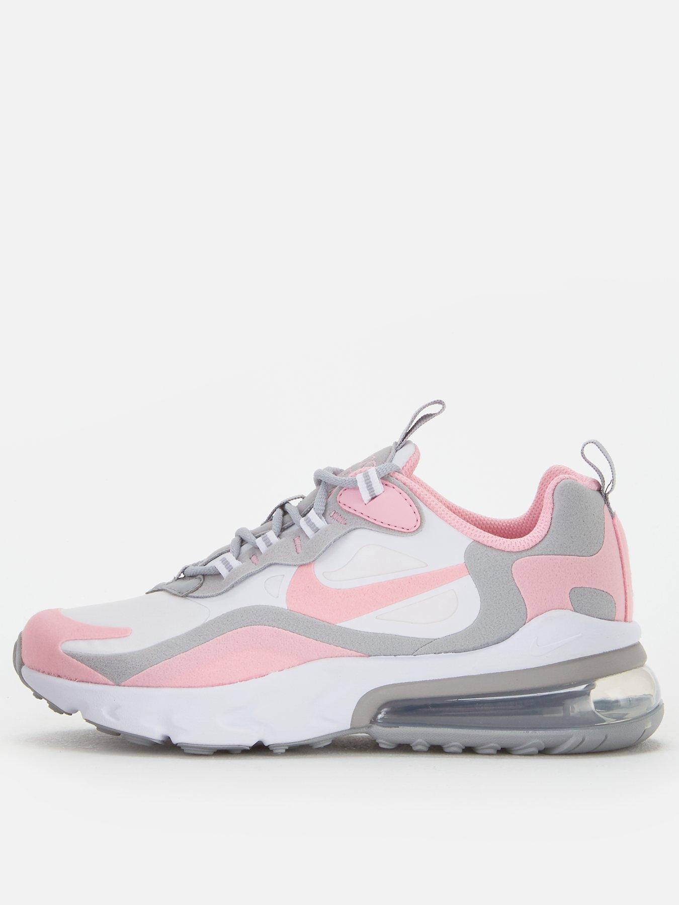 nike air max 270 junior white and pink
